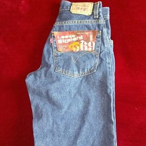 Boys Levi Strauss Blue Jeans